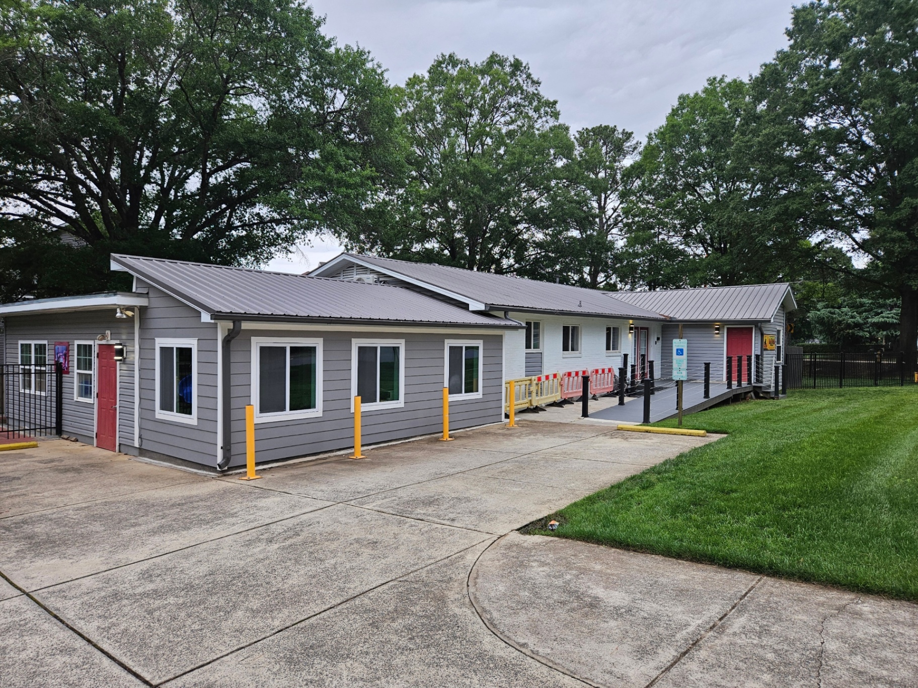 Exterior of Justice Kids Academy childcare center